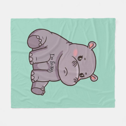 Couverture Polaire Je suis difficile (Devant (Horizontal))