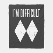 Couverture Polaire Je suis difficile Ski Double Diamond Sports d'hive (Devant)