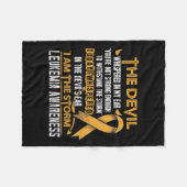 Couverture Polaire Je Suis Le Diable De La Tempête (Devant (Horizontal))