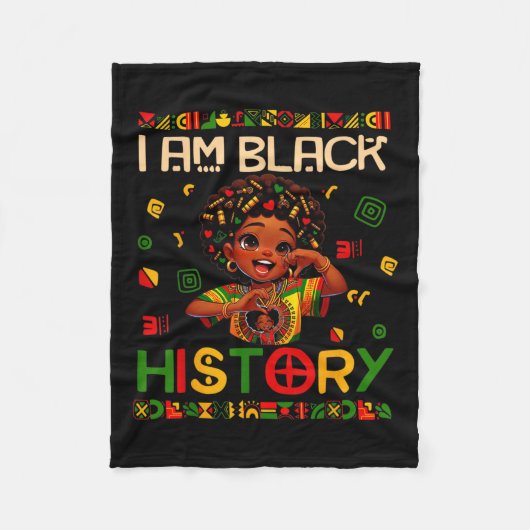Couverture Polaire Je suis le Mois de l'histoire des Noirs Afro-Améri (Devant)