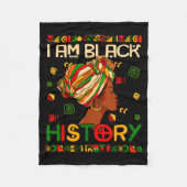 Couverture Polaire Je suis le Mois de l'Histoire des Noirs Afro-Améri (Devant)