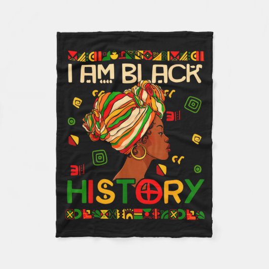 Couverture Polaire Je suis le Mois de l'Histoire des Noirs Afro-Améri (Devant)