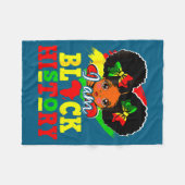 Couverture Polaire Je suis le Mois de l'histoire des Noirs Afro-Améri (Devant (Horizontal))