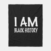 Couverture Polaire Je suis Noir (Devant)