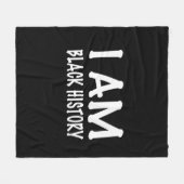 Couverture Polaire Je suis Noir (Devant (Horizontal))