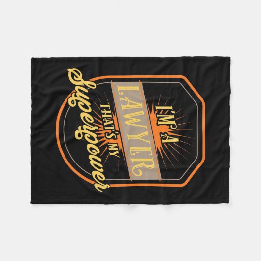 Couverture Polaire Je Suis Un Avocat (Devant (Horizontal))