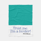 Couverture Polaire Je suis un Birder (Devant)