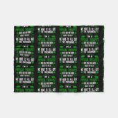 Couverture Polaire Je suis un kiné  (Devant (Horizontal))