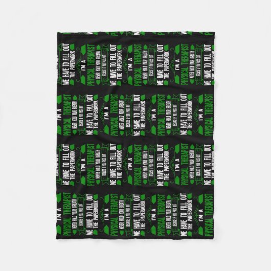 Couverture Polaire Je suis un kiné  (Devant)