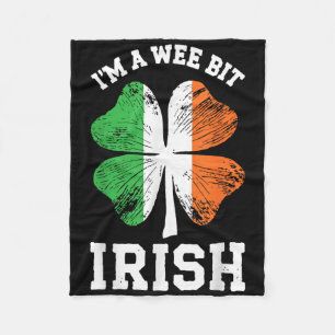 Couverture Polaire Je Suis Un Petit T-shirt irlandais Hommes Femmes E