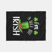 Couverture Polaire Je Suis Un Peu Irlandais (Devant (Horizontal))