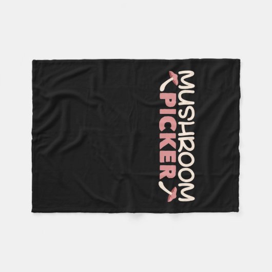 Couverture Polaire Je Suis Un Sicker De Champignons (Devant (Horizontal))