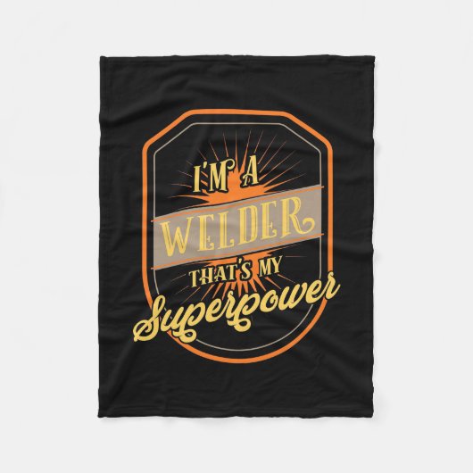 Couverture Polaire Je Suis Un Soudeur (Devant)