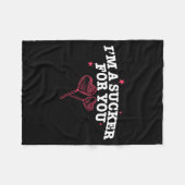 Couverture Polaire Je Suis Un Suceur Pour Vous Citation Funny Valenti (Devant (Horizontal))