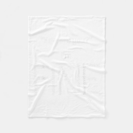 Couverture Polaire Je suis une bonne sensibilisation à la prévention (Devant)