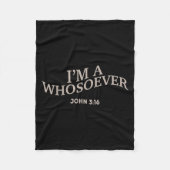 Couverture Polaire Je Suis Une Personne Chrétienne Jésus Ado Jeune Fi (Devant)