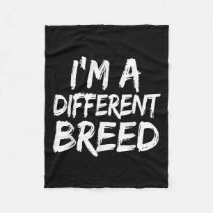 Couverture Polaire Je Suis Une race Différente _ Epic Motivational Wo