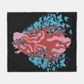 COUVERTURE POLAIRE JE T'AIME (Devant (Horizontal))