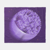 Couverture Polaire Je t'aime à la galaxie et au med arrière de (Devant (Horizontal))