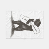 Couverture Polaire Je T'Aime Californie (Devant (Horizontal))