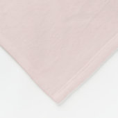 Couverture Polaire Je T'Aime Citer Mariage Valentines Day Blush Pink (Coin)