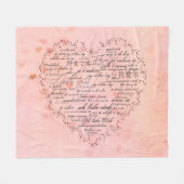 Couverture Polaire Je t'aime dans différentes langues (Devant (Horizontal))