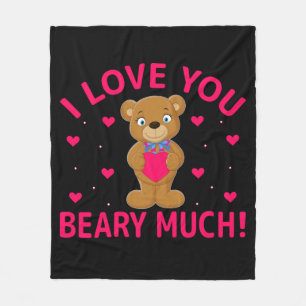 Couverture Polaire Je T'Aime Faire Beaucoup De Teddy Bear