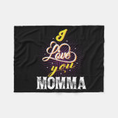 Couverture Polaire je t'aime maman (Devant (Horizontal))