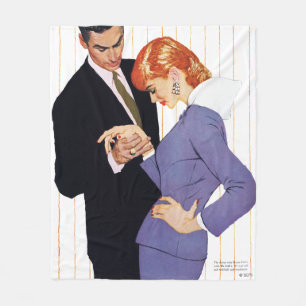 Couverture Polaire Je t'aime, maman Girl