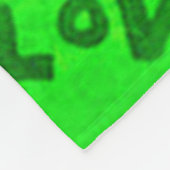 Couverture Polaire JE T'AIME Peindre (Coin)