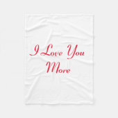 Couverture Polaire Je t'aime plus (Devant)