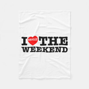 Couverture Polaire Je T'Aime Weekend Drôle Camping Couple Cadeaux Va