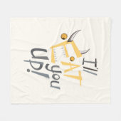 Couverture Polaire Je vais vous manger Graphique (Devant (Horizontal))