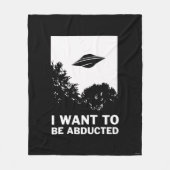 Couverture Polaire Je Veux Être Enlevé (Devant)