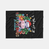 Couverture Polaire Je Veux Un Hippopotame Pour Noël Ba1 (Devant (Horizontal))