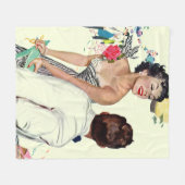 Couverture Polaire Je veux un homme (Devant (Horizontal))