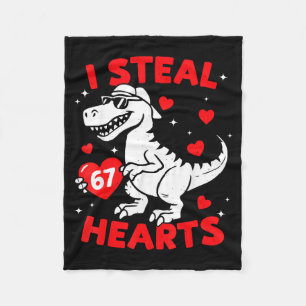 Couverture Polaire Je vole 67 cœurs dinosaure pour garçons filles enf