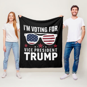 Couverture Polaire Je vote pour le vice-président Trump Élection 2024