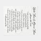 Couverture Polaire Je Vous Choisis. (Devant (Horizontal))