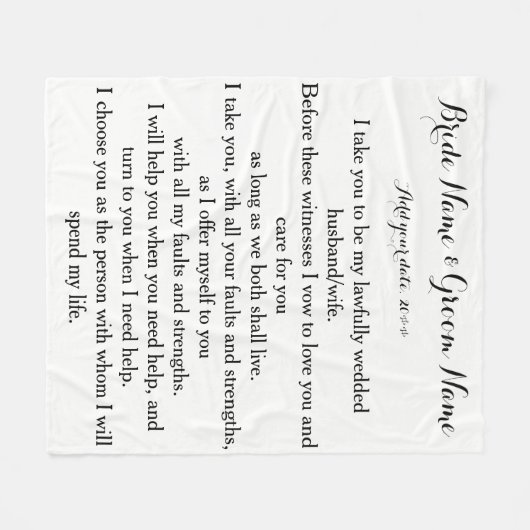 Couverture Polaire Je Vous Choisis. (Devant (Horizontal))