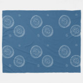 Couverture Polaire Jelly Fish sans soudure motif + vos idées (Devant (Horizontal))