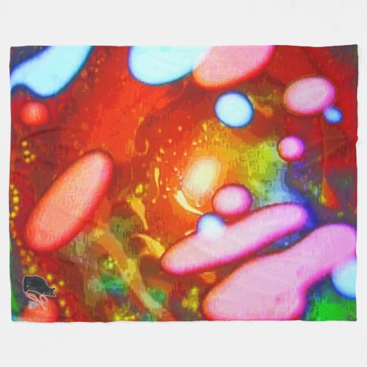 Couverture Polaire Jelly Jam Fleece Blanche (Devant (Horizontal))