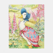 Couverture Polaire "Jemima Puddle Duck" par Beatrix Potter (Devant)