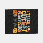 Couverture Polaire J'Enseigne Les Citrouilles Les Plus Cuttes Dans Le (Devant (Horizontal))