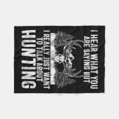 Couverture Polaire J'Entends Ce Que Vous Dites, Mais Je Veux Juste Pa (Devant (Horizontal))