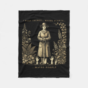 Couverture Polaire J'enterre des choses peut-être des plantes peut-êt