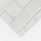 Couverture Polaire Jersey de football bleu blanc personnalisé (Coin)