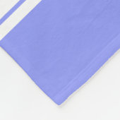 Couverture Polaire Jersey de sport blanc bleu périphérique (Coin)