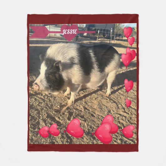 Couverture Polaire Jessie Blanket (Devant)