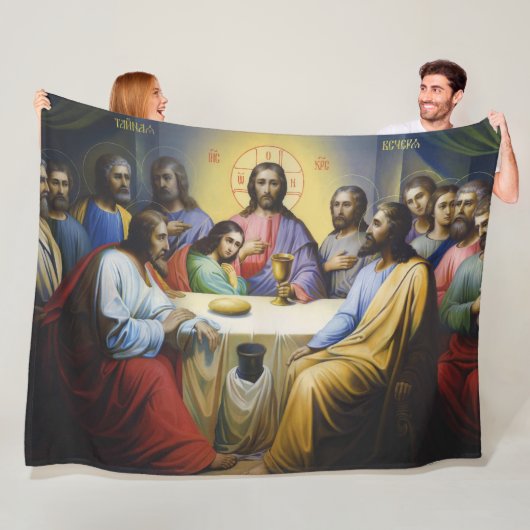 Couverture Polaire Jésus (En situation)